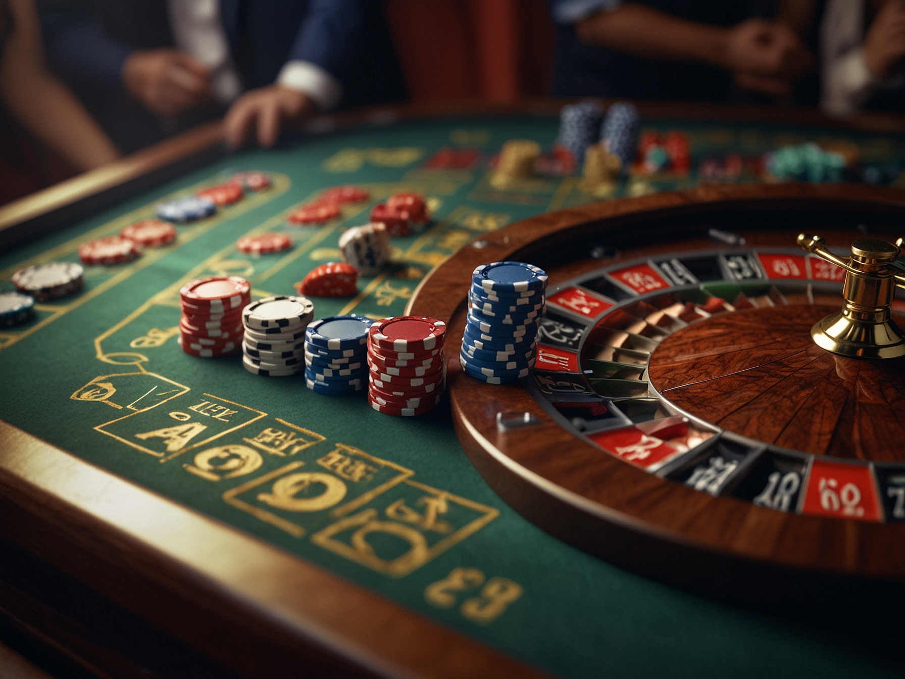 Casino games collection visual